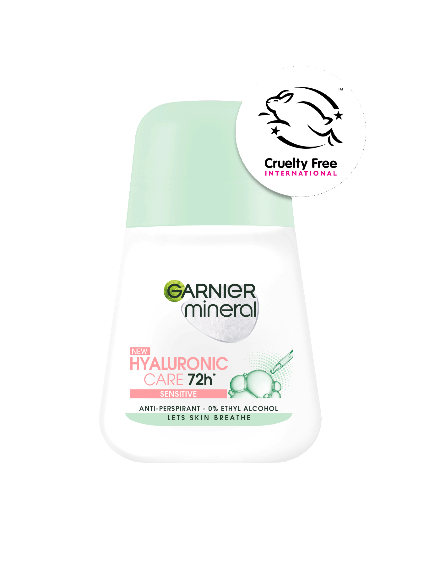 Antyperspirant Garnier Naturals Hyaluronic Care Mineral dla kobiet